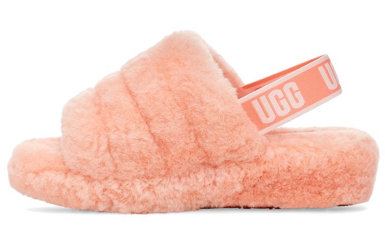 UGG FLUFF YEAH Slide Stylish Sandal Women s Beverly Pink 1095119-BYPN 38