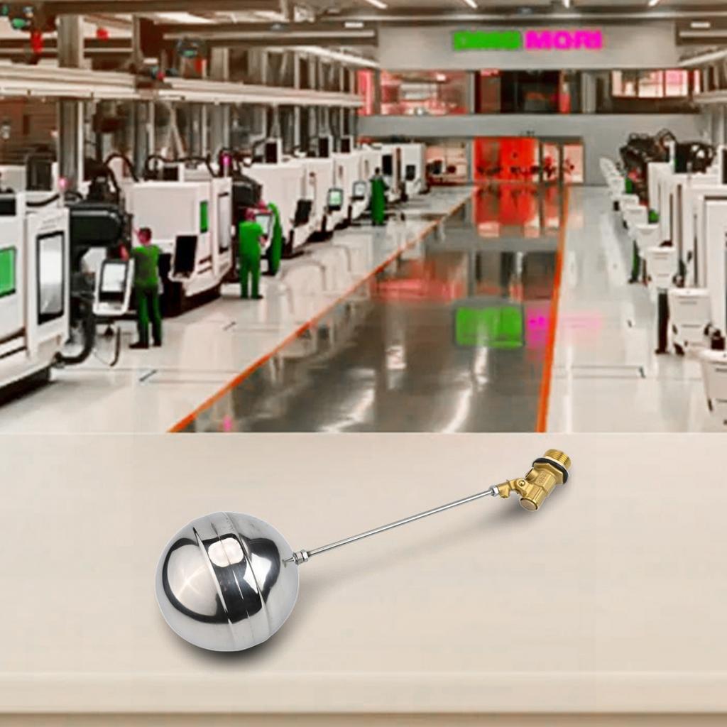 Float Valve for Water Tanks 34 Inch Stainless Steel and Brass Construction