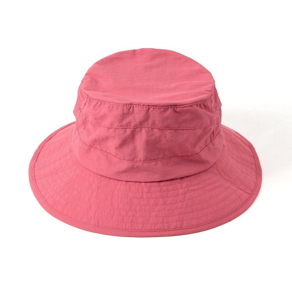 Foldable hiking hat (pink) UV protection bucket hat