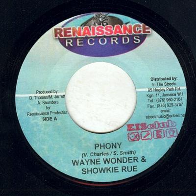 7inch Record WAYNE WONDER & SHOWKI RU - Phony / Stepz STEPS003,STEPS0 Renaissance Rec 2004 Jamaica Reggae, Ska & Dub Used
