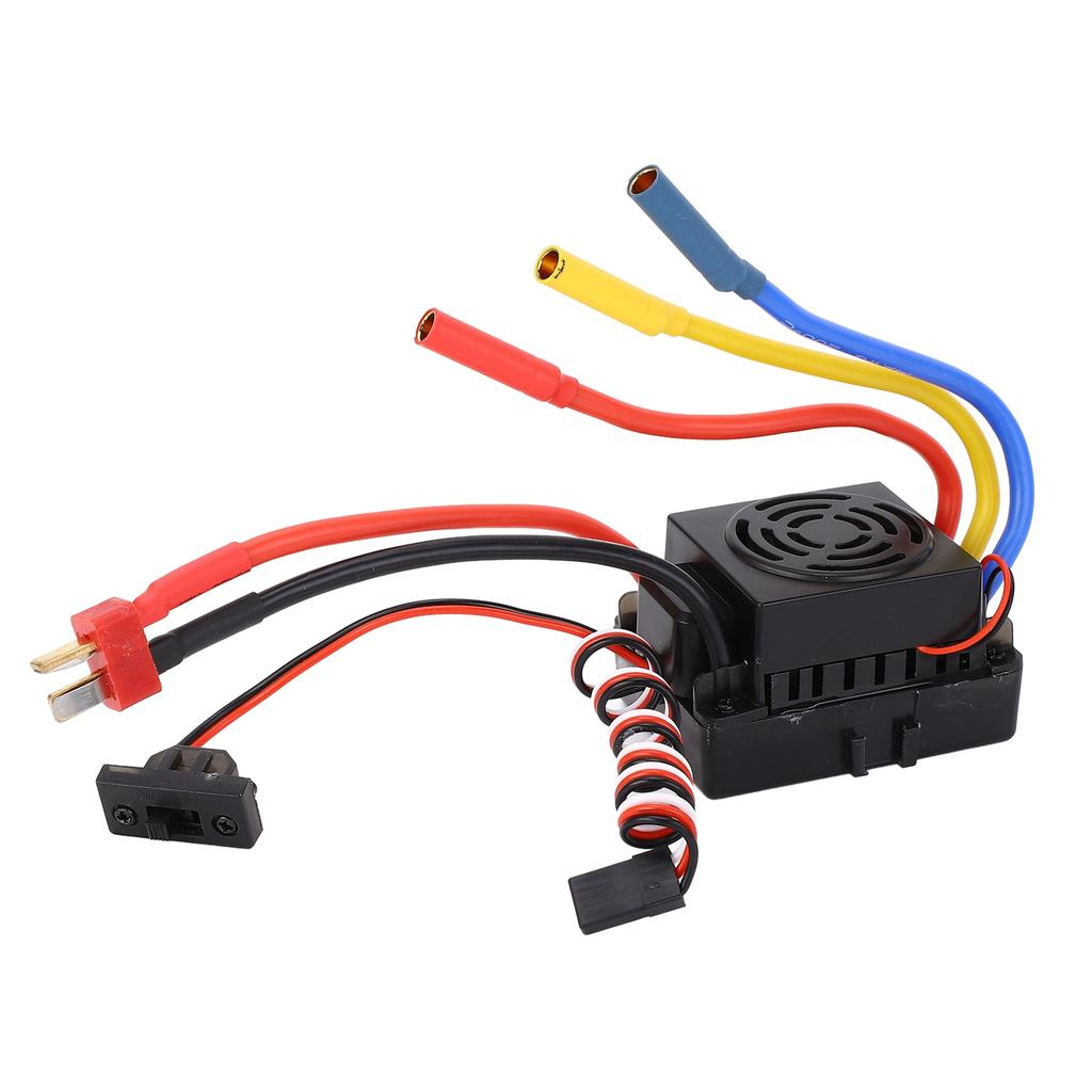 Brushless ESC for 110 RC Car 60A Electronic Speed Controller Noninductive Waterproof