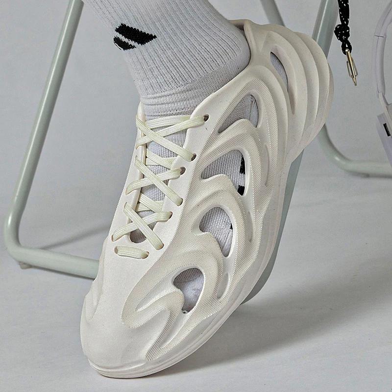 Men's Classic Hollow Sandals Anti Slip Beach Hole Shoes Summer Lace Up Sports Sandals Outdoor Lightweight Water Garden Shoes