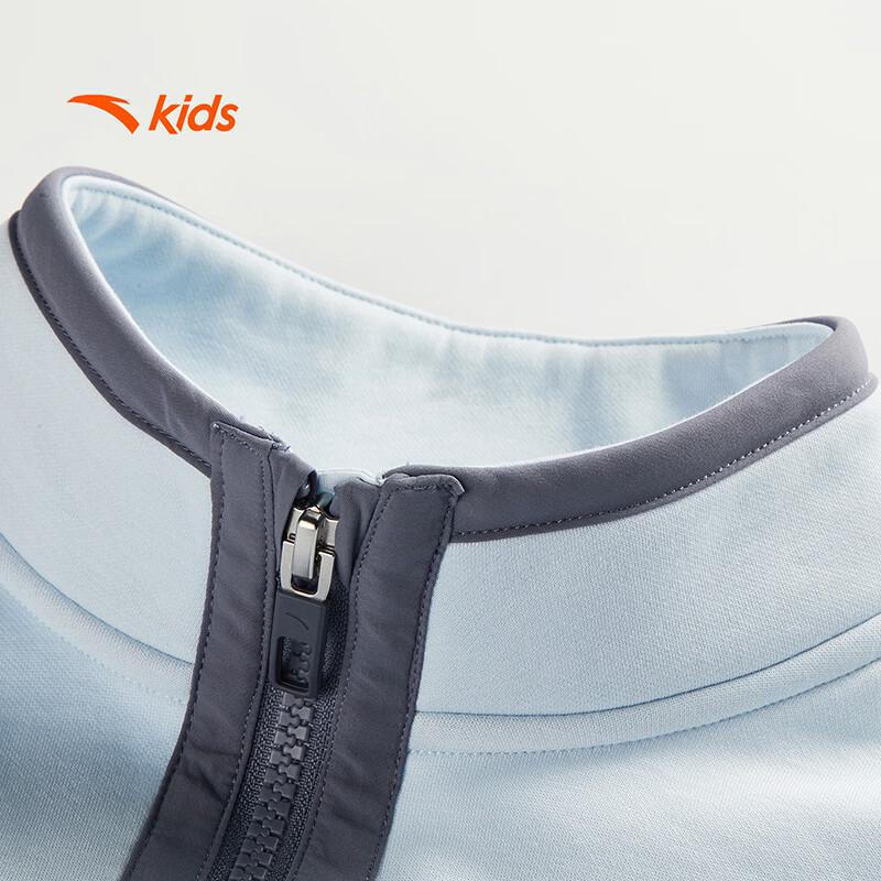 Anta Kids' Fleece-lined Sports Pullover Sweatshirt A72645708