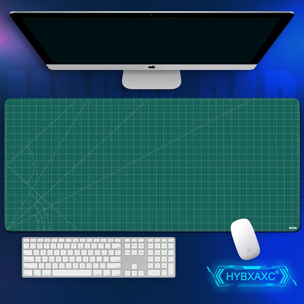 Cutting-Mat-white-on-black Mouse Pad Office Laptop Deskmat Anime Mousepad Gamer Keyboard Mouse Mat Computer Accessories