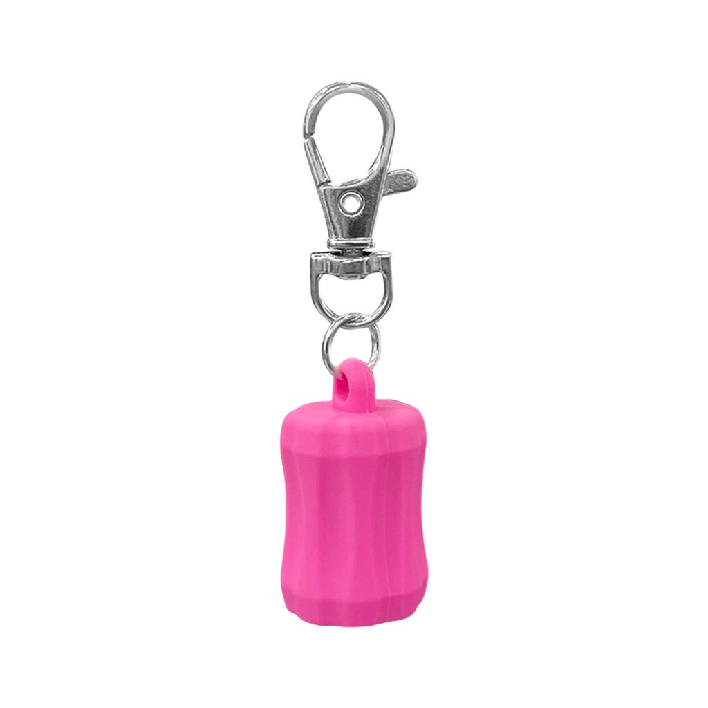 Initial Letter Keychain Caps for Lip Balm Replacement Cover Stylish Key Holder Practical Present for Women and Girls