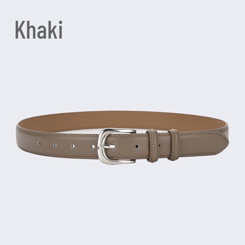 Women's Versatile Leather Belt: Trendy Decorative Fashion for Jeans, Skirts, and Trousers