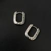 Retro Graffiti U-shaped Earrings Hip-hop Fashion Temperament Ear Buckle Style Simple Personality Affordable Dainty Daily Wear Earrings