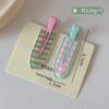 1/1pcs Candy Color Fruit Hair Bang Clip Summer Hairpin No Crease Acrylic Barrette Hair Side Clamp For Girl Hair Accessories