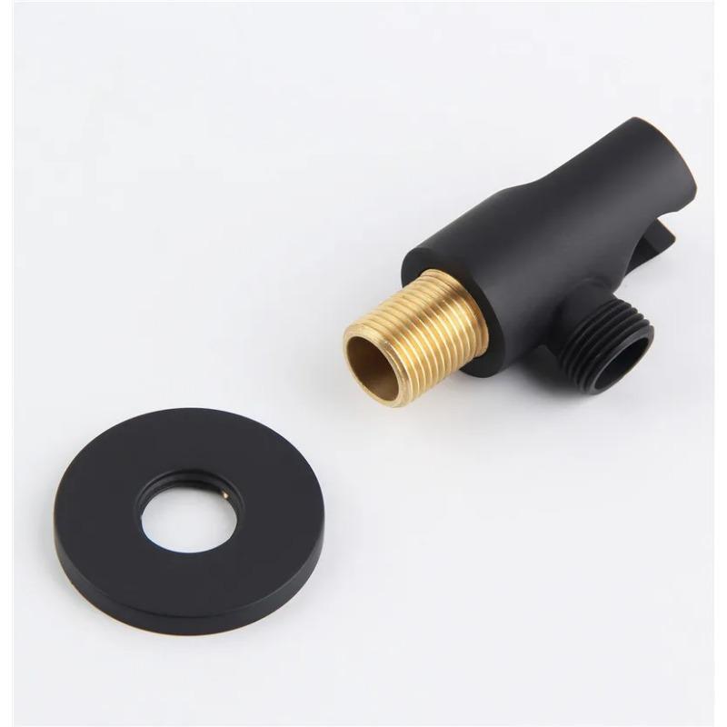 360° Rotating Soild Brass Handheld Shower Spray Head Holder Bracket Wall Mount for Bathroom Hand Sprayer Wand Poilsh Chrome