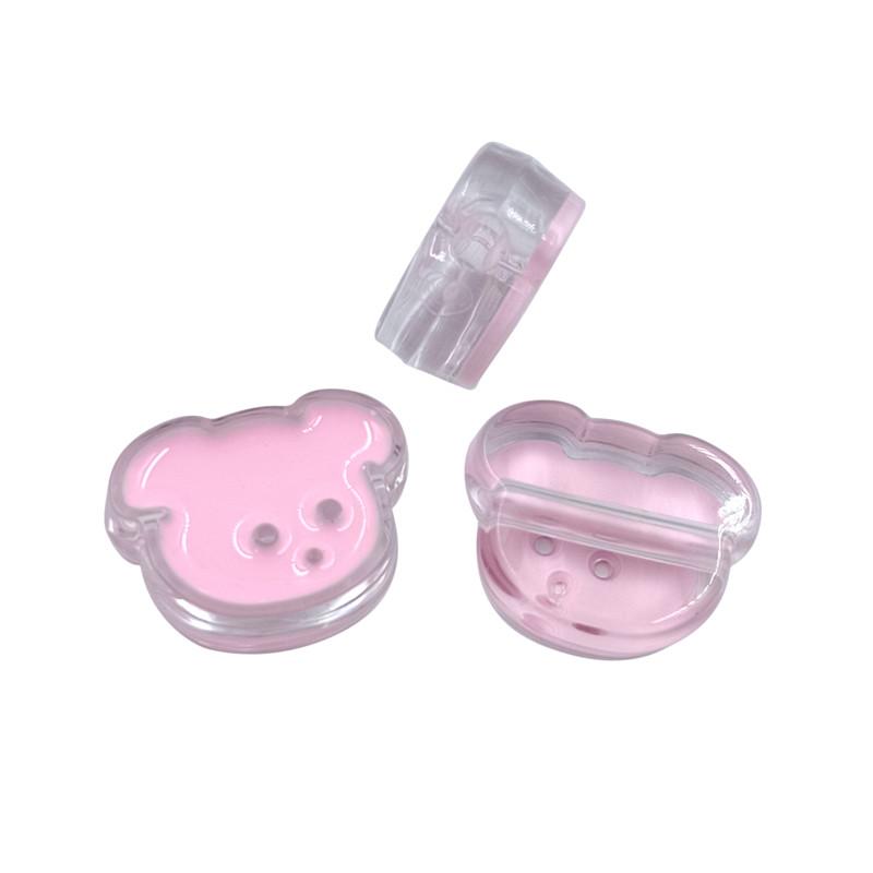 Kreativ für Schmuckherstellung 3 Stück Blume Hundeform Acrylperlen Anhänger Halskette Armband Großhandel DIY Fundstücke