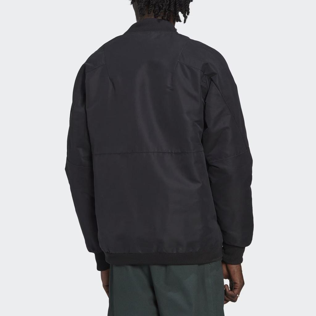 Adidas Manchester United 22/23 Travel Fashion Versatile Long Sleeve Jacket Men Jacket Black HI5229