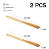 Natural Wood Shoe Horn, Short & Long Handle Shoehorn with Hanging Hole, Handheld Shoe Helper for Travel, Leather Shoes & Boots