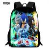 Sonic Schoolbag Large Capacity Multi-Function Spine Protection To Reduce The Burden Of Student Party Essential Comfortable Schoolbag