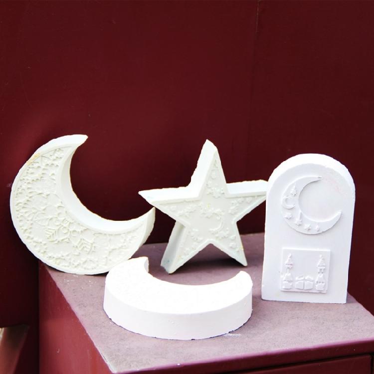 Star Moon Silicone Candle Molds Soap Silicone Molds for Making Candle Soap Home Decorations Epoxy Resin Silicone Molds