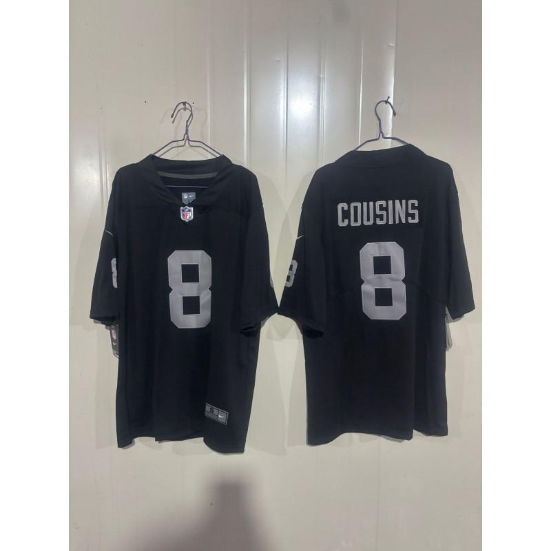 Camiseta de Fútbol Americano Bordada Oversize para Hombre Equipo Tigers Raiders Ropa Deportiva Corte Holgado Mezcla de Algodón