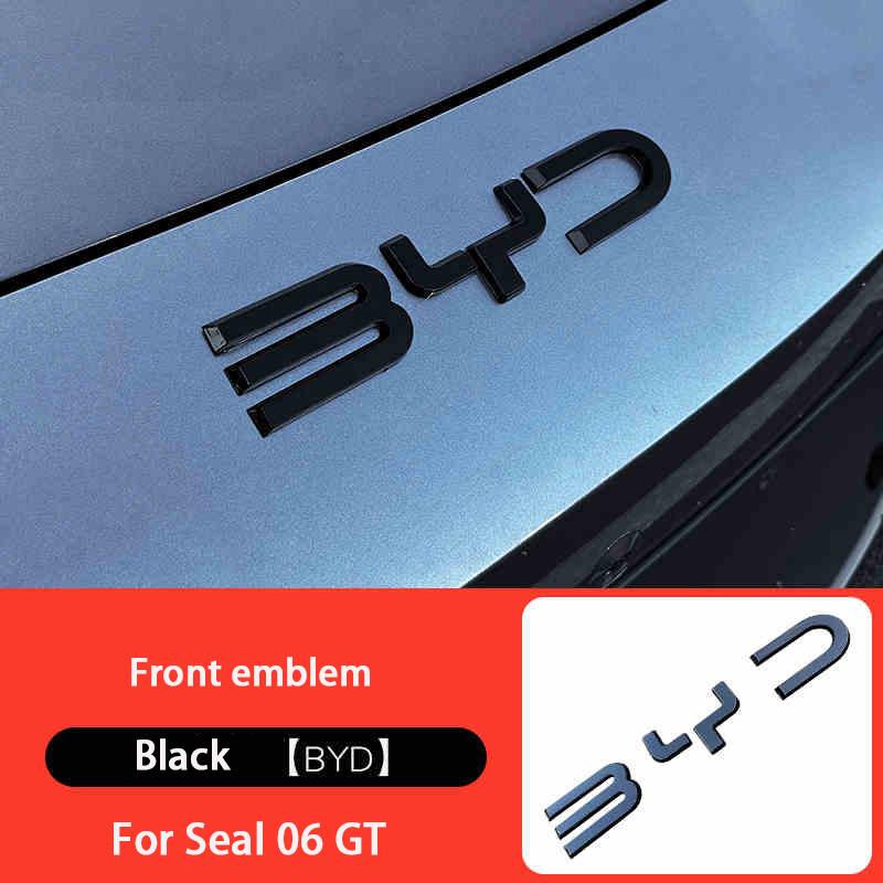 For BYD Seal 06 GT Front Emblem Modification Black Warrior Car Badge Covering Styles Logo