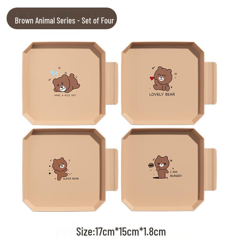 ZISIZ Ceramic Bone Dish with Tray