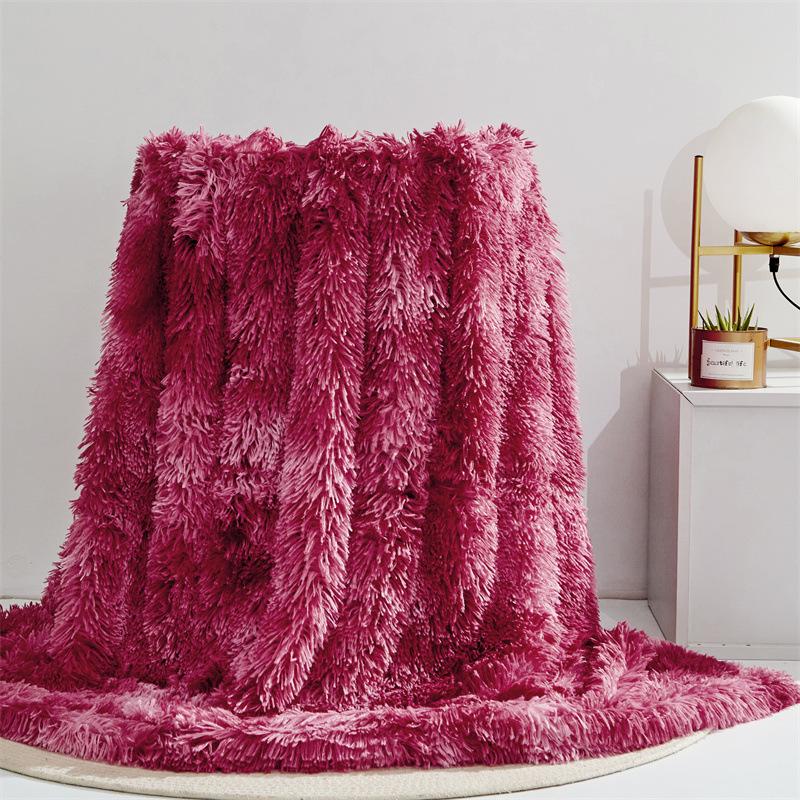 Plush Velvet Double-Layer Blanket for Kids Sofa or Quilt Cover