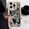Retro Rose Butterfly for Apple 15Promax Phone Case iPhone16Pro Premium 14Pro New 17