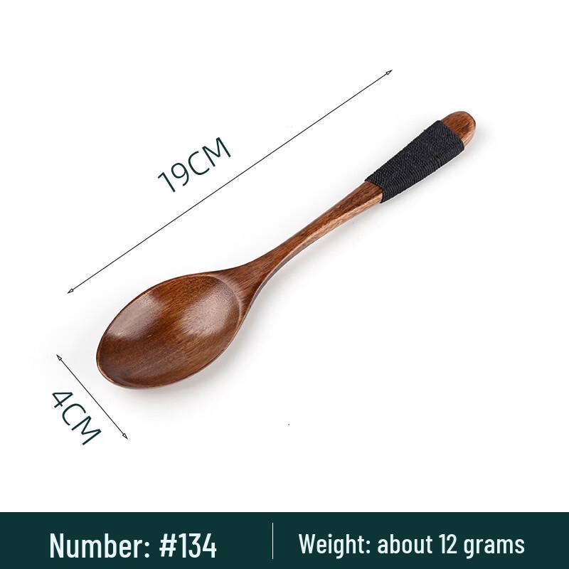 Abay Old Lacquer Solid Wood Spoon