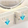 Over Faucet Sink Storage Shelf Large Punch-free Capacity Waterproof Holder for Bathroom Toiletries Kitchen Dishwashing Supplies