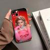 Sängerin M-Madonna Handyhülle für iPhone 17, 16, 15, 14, 13, 12, 11 Plus, Pro Max Weiche Transparente Hülle