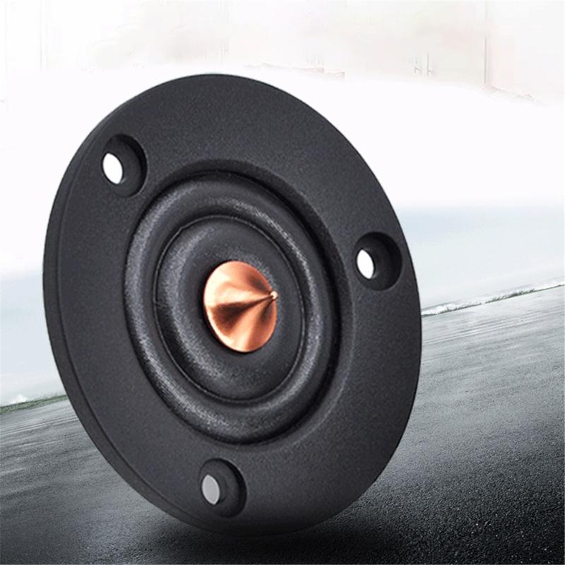 1 Pair Car Tweeter Speakers 2inch 4Ohm 30W Silk Dome Tweeter Loudspeaker Treble Speakers Unit for Car Modification