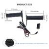 Heating Handles 4 Gear Heat Levels 12V Motorcycle Heated Grips Universal 7/8 22mm Handlebar for ATV UTV