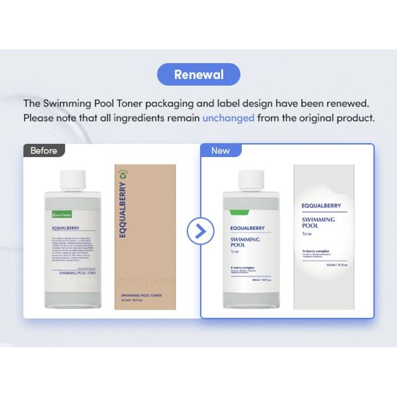 Eqqualberry Swimming Pool Toner 155ml