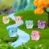 10 / 20pcs Luminous Mini Resin Axolotl Miniature Glow In The Dark Axolotl Tiny Animal Figures Ornament Ideal for DO-IT-YOURSELF Fairy Garden