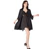 Sexy pajamas women's ice silk butterfly with chest pad suspender nightgown nightgown pure desire style new silk loungewear
