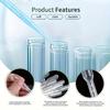 10pcs Hypoallergenic Plastic Transfer Pipettes for Essential Oils & Cosmetics - Disposable, Sterile Chemistry Experiment Dropper