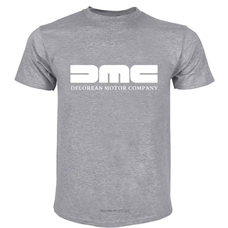 

Men s 100% Cotton Short Sleeve T Shirt DMC DeLorean - Mens T-Shirt Back To The Future Film Fashion Tee-shirt Male Summer Tops 4XL