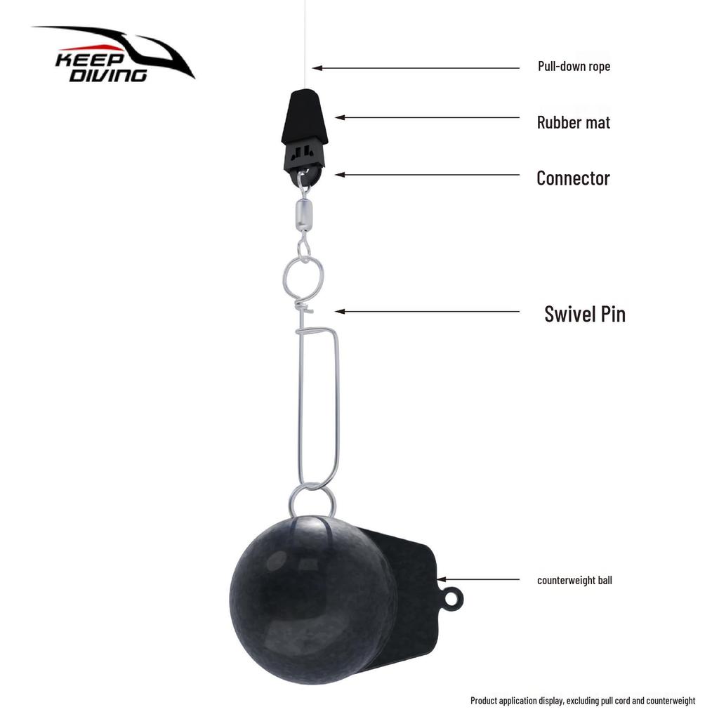 Deep Sea Downrigger Trolling Weight Connector Kit