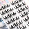Multi-Styles No Glue Natural Cluster Eyelash Extensions False Cluster Volume Eyelash Makeup Grafting False Eyelashes Cosplay