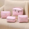 Large Capacity Handheld Makeup Bag Oxford Cloth Portable Cosmetic Storage Bag Minimalist Style Travel Design Wash Bags