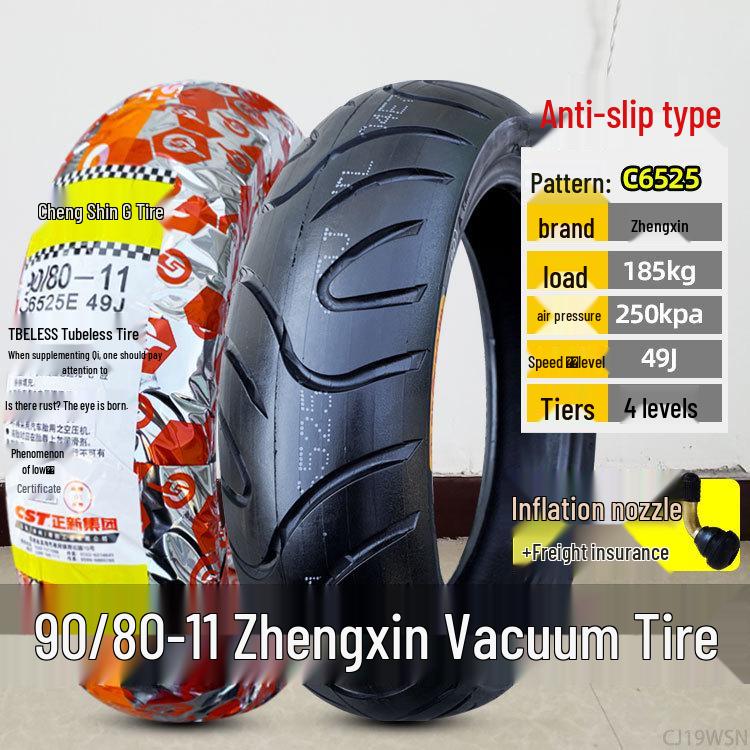 Zhengxin Electric Vehicle & Motorcycle Tire 90/80-11, 110/70-100 Vacuum Tire for Road Riding