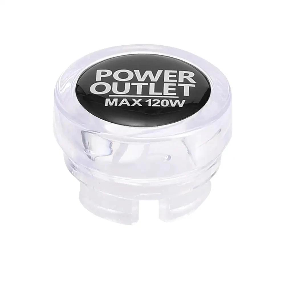 Car Cigarette Lighter Dust Plug Safety Protection Cover Socket Jack Head Anti-electrocution Decoration Car Universal Accessories