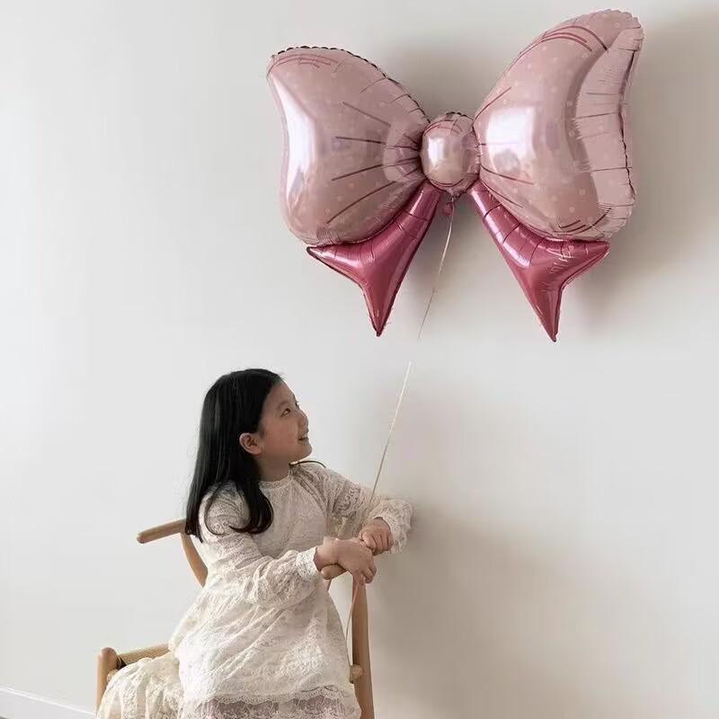 Bow Floating Aluminum Foil Cartoon Baby Party Cloud Balloon for Birthday Decoration