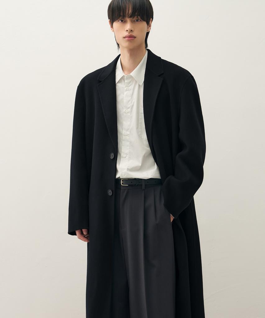 Draw Fit [Draw Fit X Noier] Handmade Cashmere Single Coat