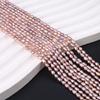 1String, White Natural Freshwater Pearls, Handmade Rice Pearl Beads, 3-3.5 Mm, for DIY Necklace Accessories, Jewelry Making, Women Gift, 36 Cm