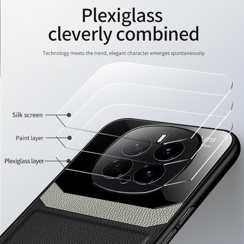 For Huawei Honor Magic 7 Pro Case Luxury PU Leather+hard PC Lens Protective Back Cover Case For Magic 7 6 5 Pro 6 Lite Shell