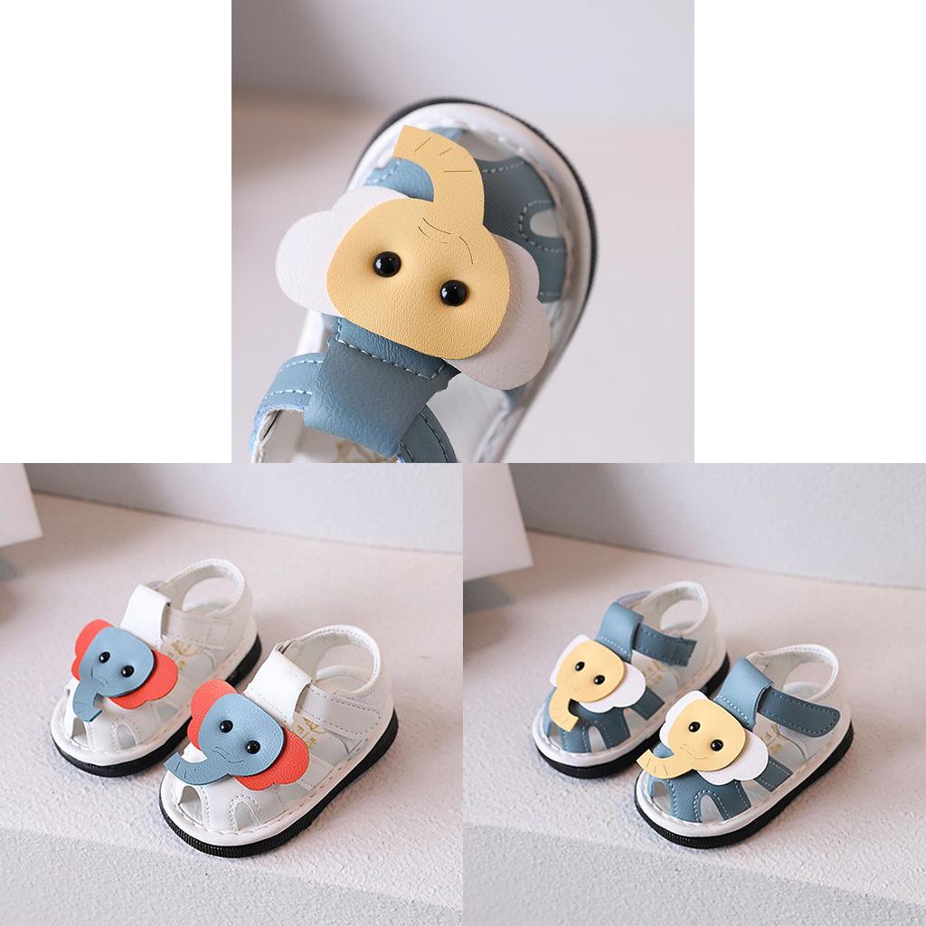Baby Soft Sole Walking Shoes For Toddlers With Sound And Cartoon Design For Newborns