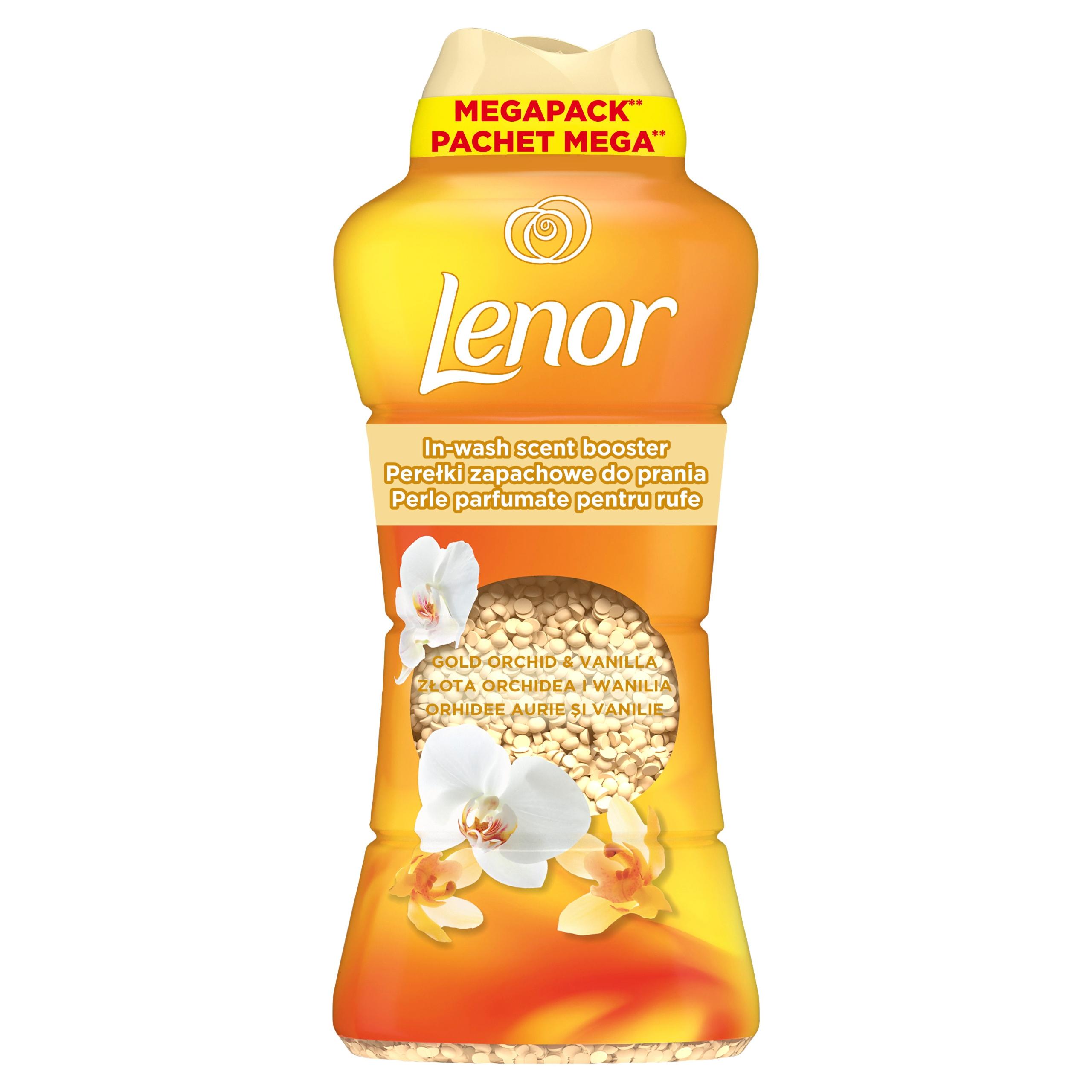 Perły zapachowe Lenor do prania, Złota Orchidea 735 g