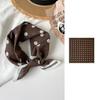 Simple And Retro Polka Dot Silk Scarf 55 Cotton Small Square Scarf Headscarf Breathable Versatile Scarf Scarf Headscarf