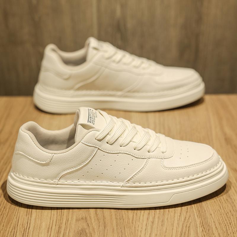 2025 New Men's Shoes Spring and Summer Comfortable and Lightweight Breathable Little White Shoes Korean Version Sports and Leisure Board Shoes Youth T