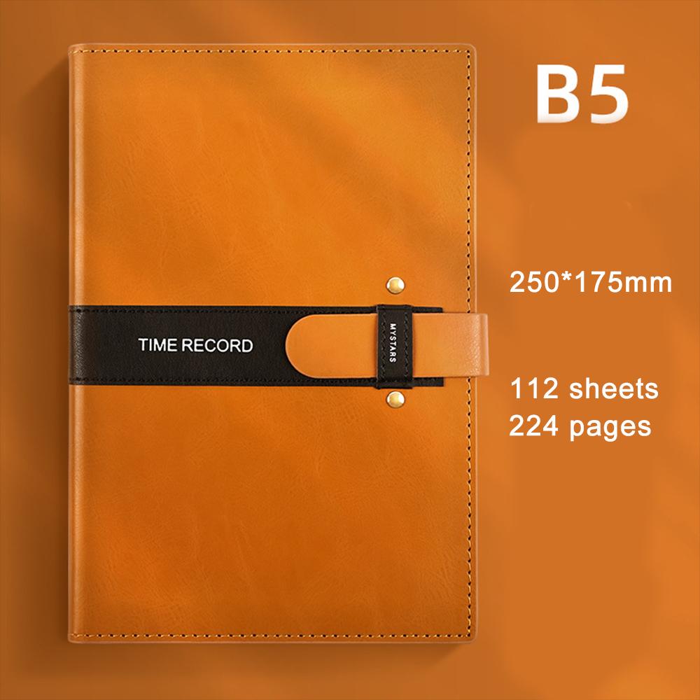 (Kostenlose Logogravur) B5-Business-Notizbuch mit Schnalle, Notizblock für Studenten, Tagebuch, Besprechungsprotokolle für die Arbeit, Notizbuch für Themen