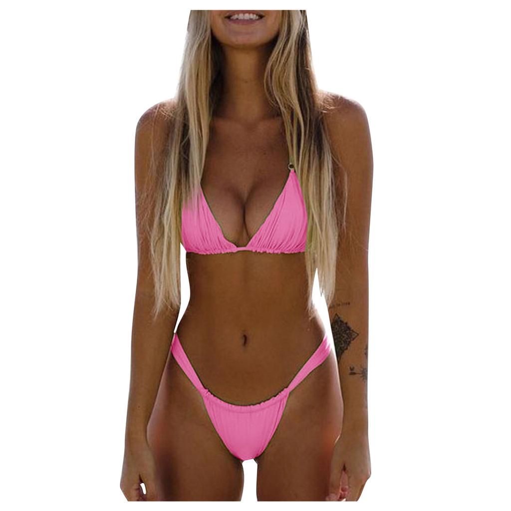 Women Sexy Push Up High Cut Bikini Set Two Piece Swimsuit
