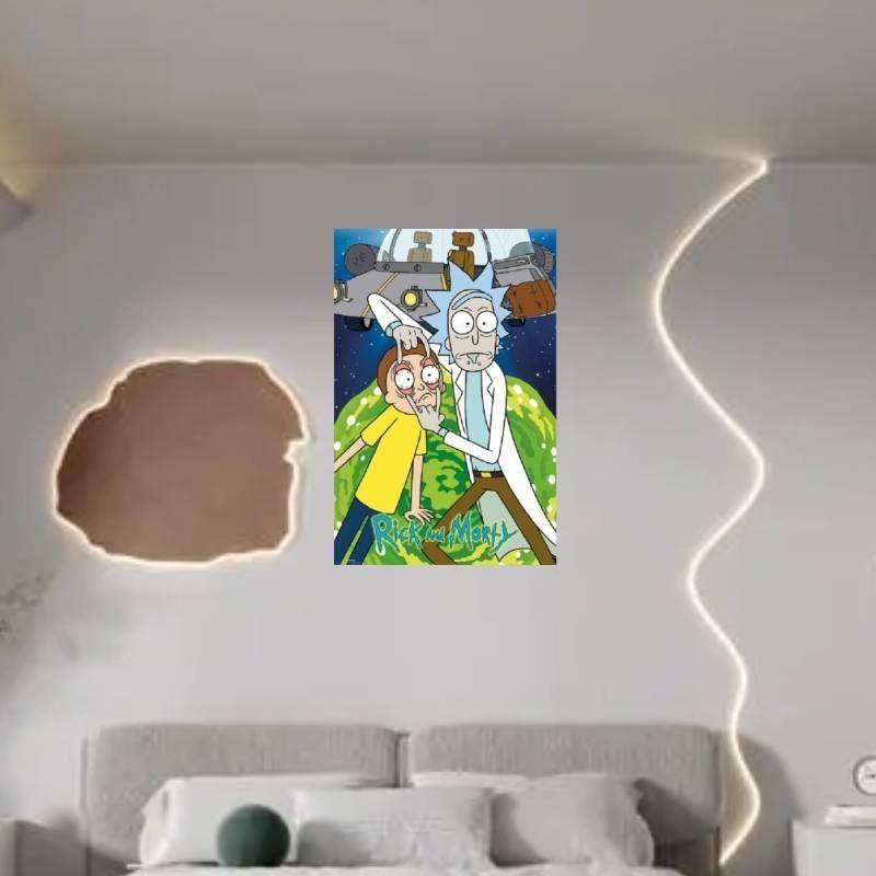 High-quality Pp Adhesive Anime Poster With Modern Decorative Art For Living Room