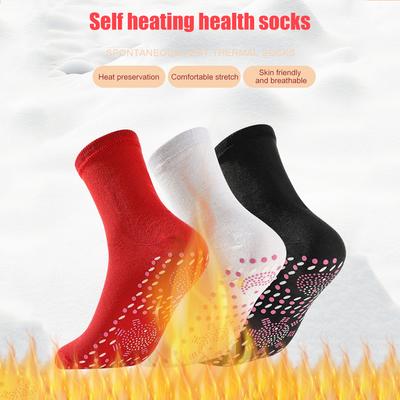 1-2 Paar Selbsterwärmende Formende Socken Schmerzlinderung Ganzer Fuß Thermosocken Turmalin Kältebeständig für Männer Frauen Outdoor
